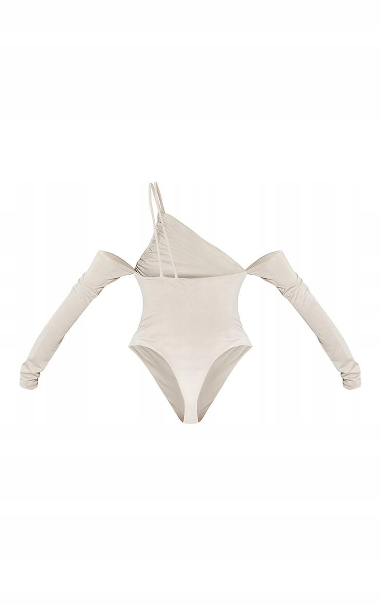 BEŻOWE BODY GŁADKIE PRETTYLITTLETHING 40 Rozmiar L (40)