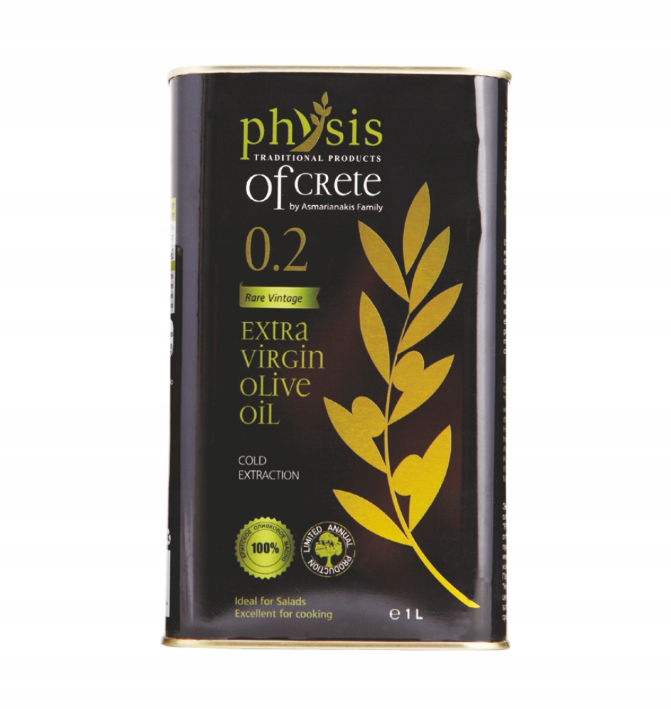 Levně Řecký extra panenský olivový olej Physis of Crete 0.2 1L Čerstvý 01.2028