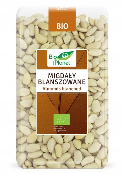 Bio Planet Migdały Blanszowane Bio 1 kg