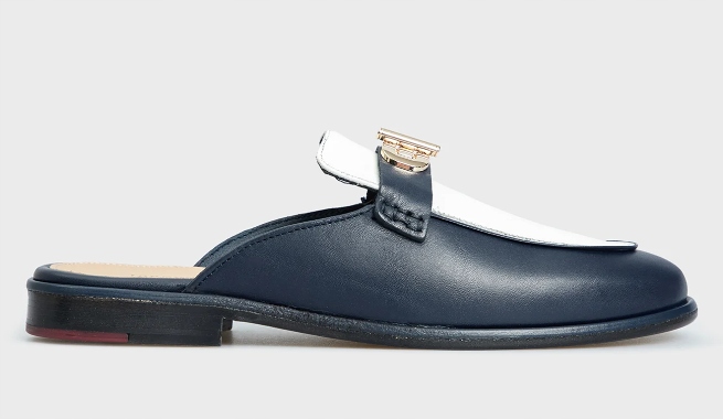 TOMMY HILFIGER KLAPKI DAMSKIE WSUWANE SKÓRZANE 39 3P4G1*