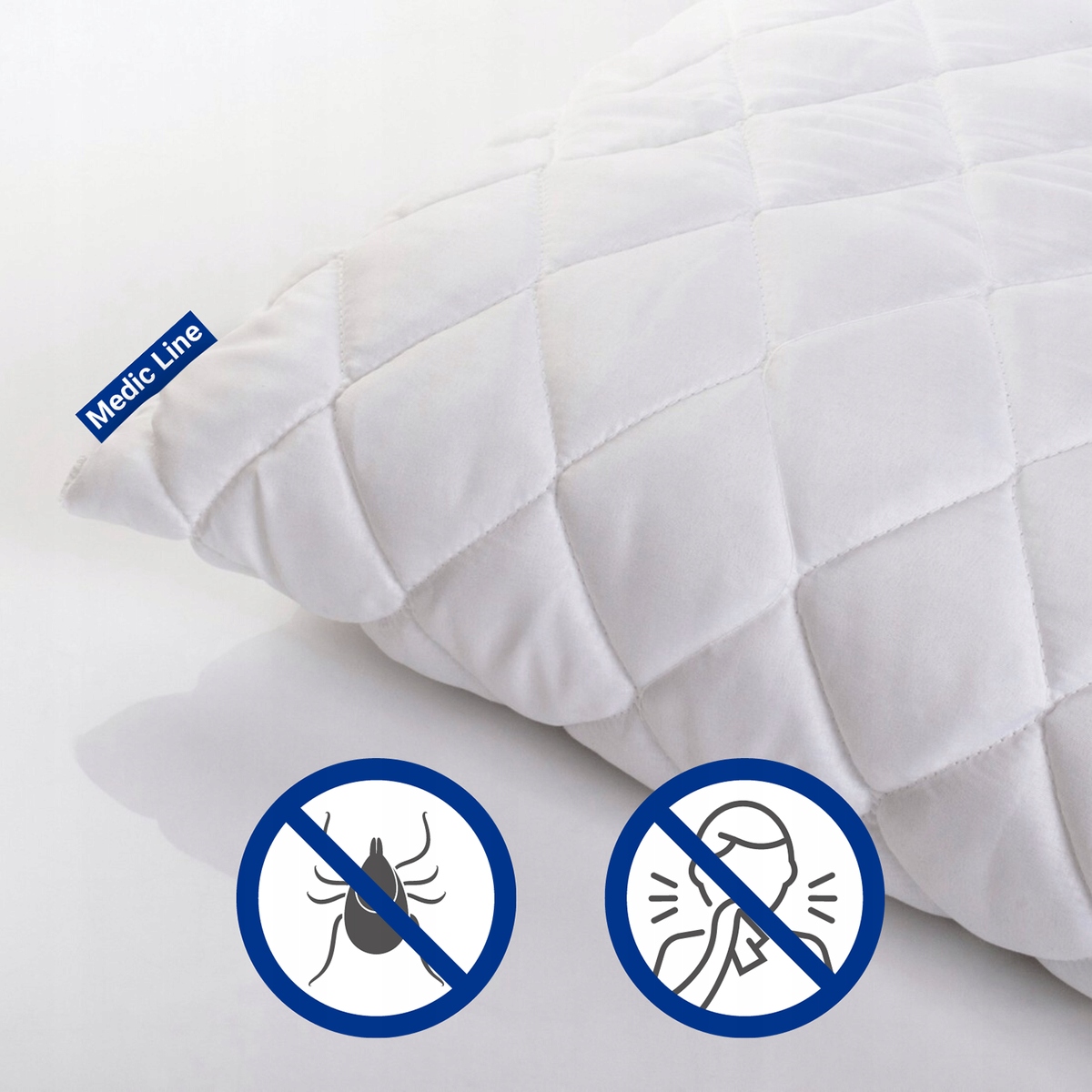 Poduszka 70x80 antyalergiczna medyczna biała Medic Line Kod producenta pduszka 70x80 suwak