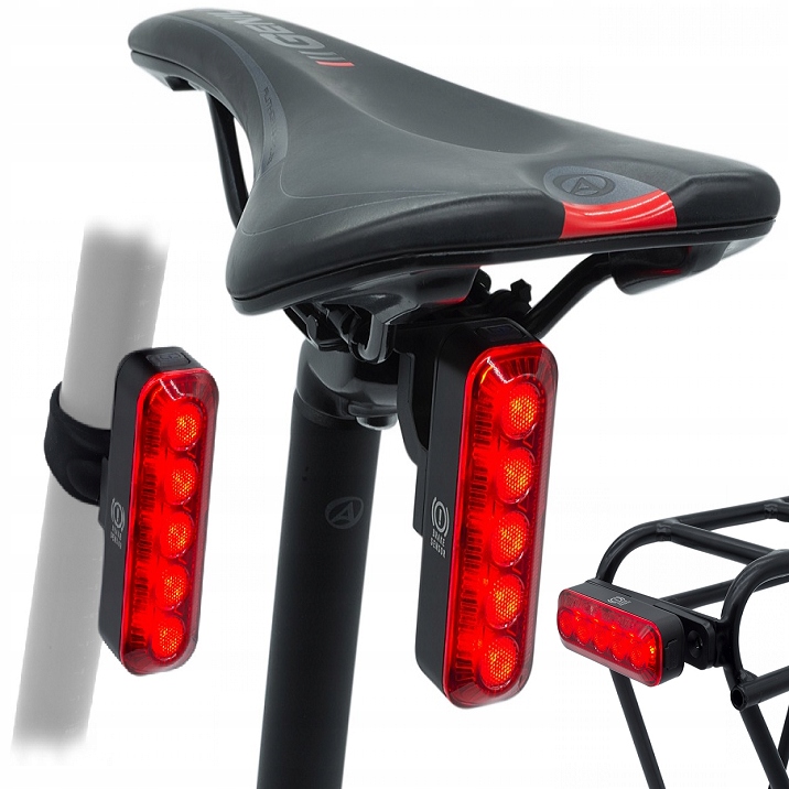 Zadní světlo Author Xyrius Brake 400lm Usb dálkové ovládání