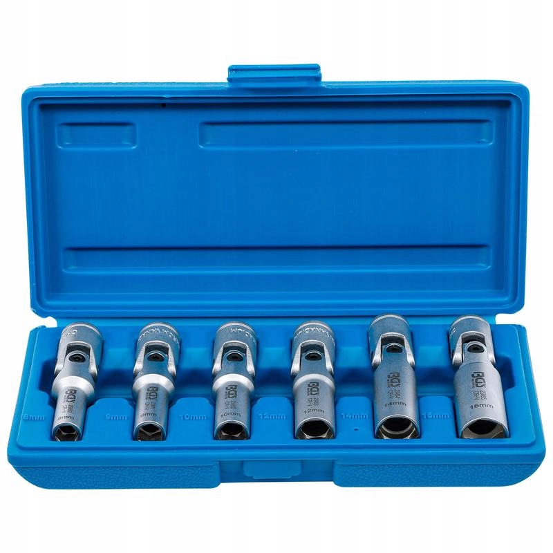 6 univerzálních kloubových klíčů pro žhavicí svíčky 8-16 mm Bgs 2990