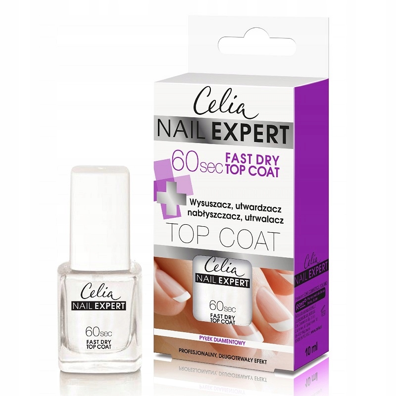 

Celia Top Coat 60 Sekund Utrwalacz Lakieru 10ml