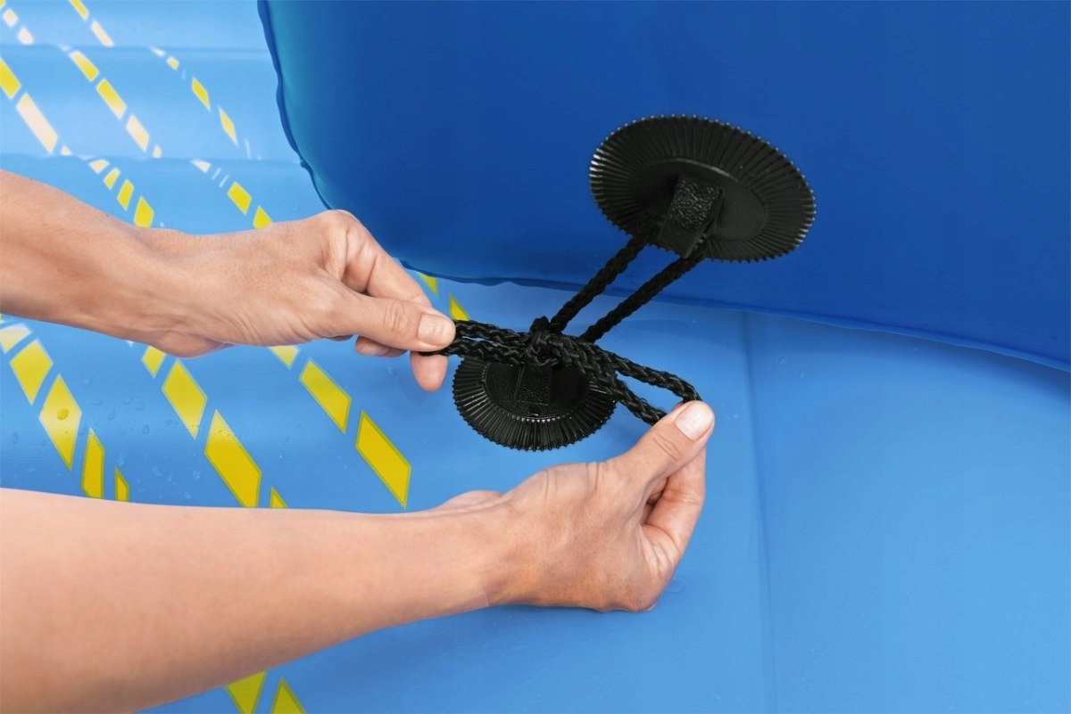 Wyspa HYDRO-Force + Zjeżdżalnia 376x311cm BESTWAY Szerokość produktu 295 cm