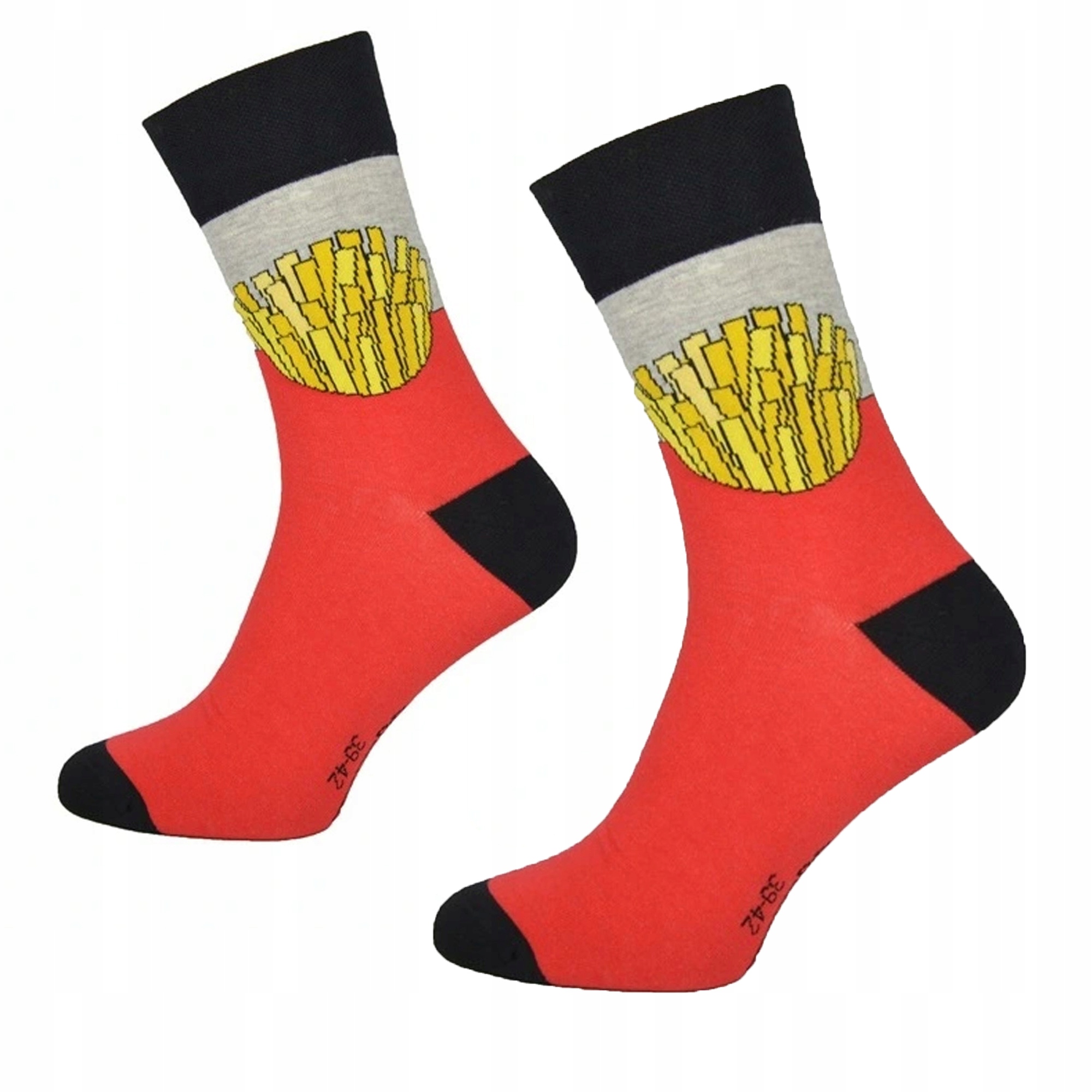 

Szalone Skarpetki Bawełniane Frytki Zabawne 35-38