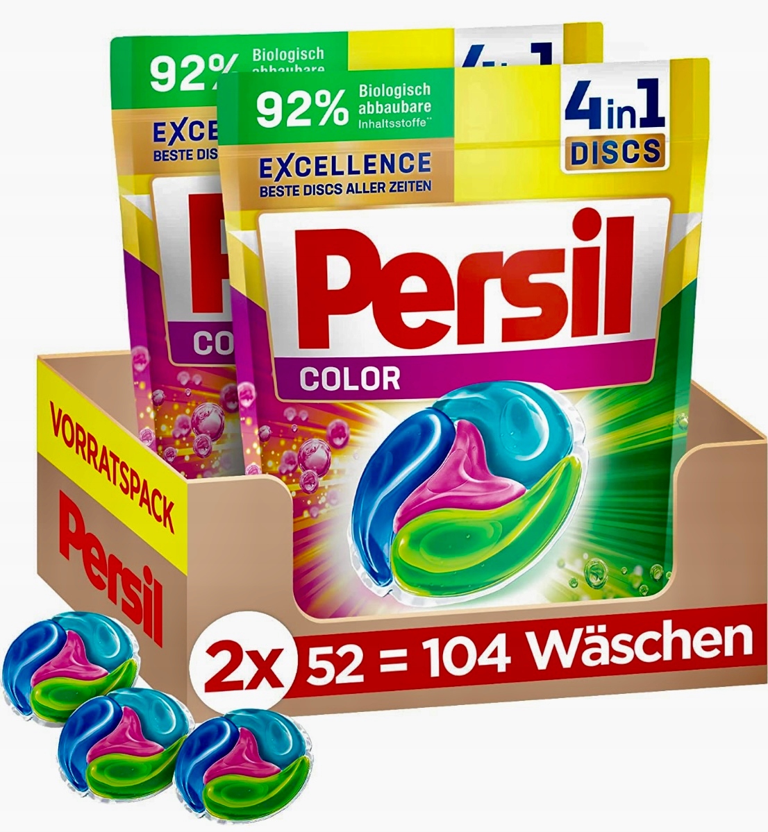 Persil 4w1 Professional Color 104 kapsułki z De