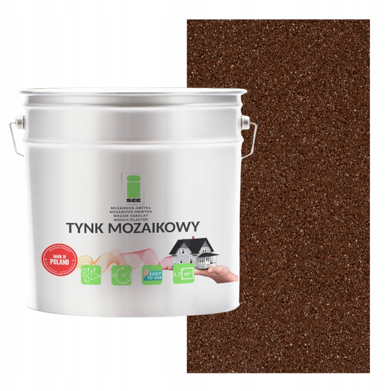 Mozaiková pryskyřičná omítka Marmolit Hnědá M93 7 kg I See Mrazuvzdorná Premium