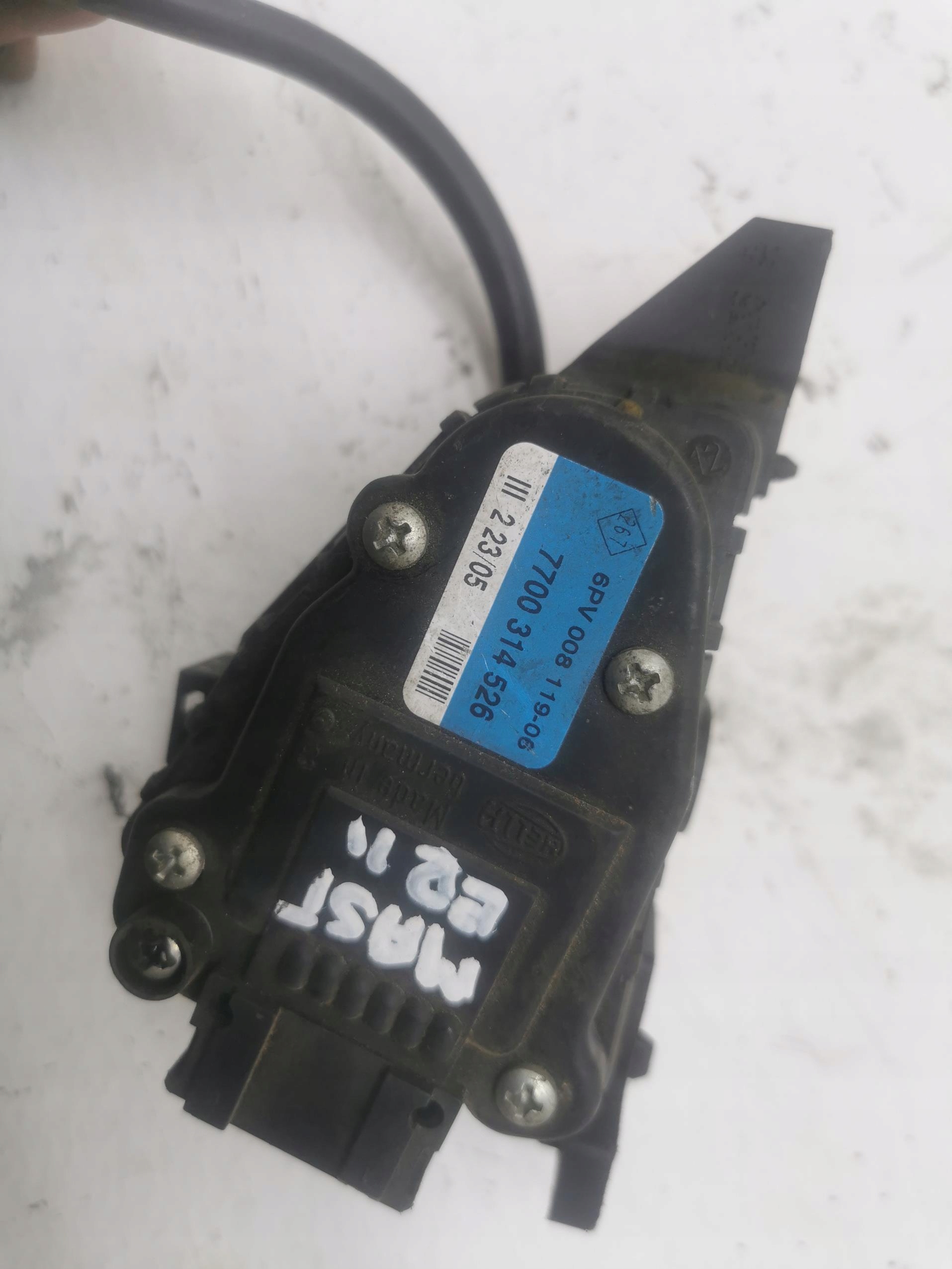 potentiometer Gas RENAULT MASTER II 7700314526