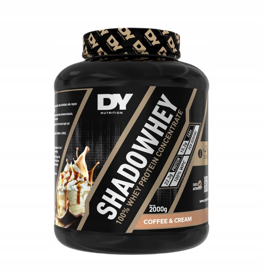 Dorian Yates ShadoWhey Concentrate, Coffee & Cream, prášek, 2000 g
