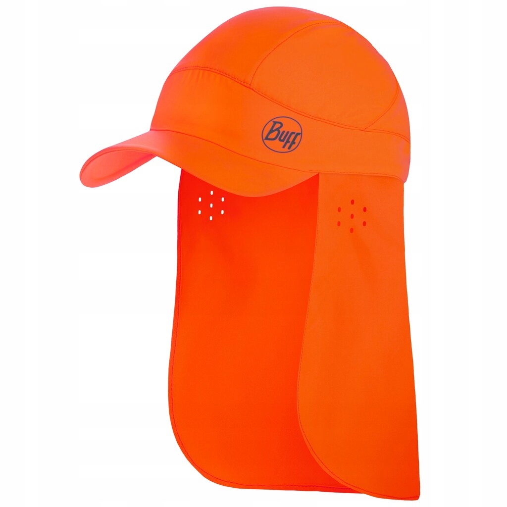 Kšiltovka Buff Safety Pack Bimini Cap s chráničem krku Solid Orange