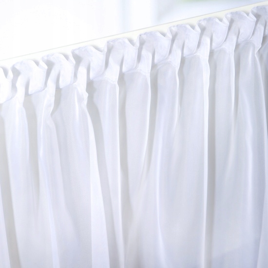 FIRANA GOTOWA WOAL Z LAMÓWKA I TAŚMA 450X160 Materiał woal