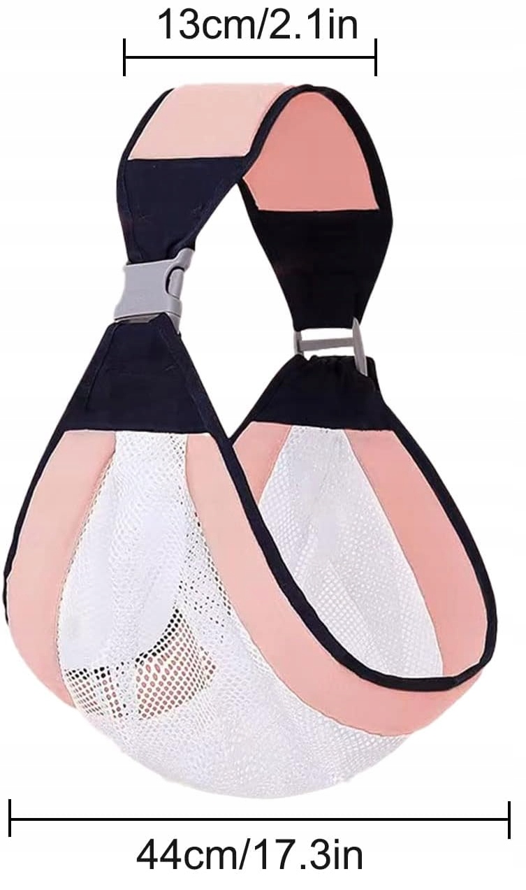 NOSIDEŁKO CHUSTA DO NOSZENIA NIEMOWLĄT ODDYCHAJĄCA KOLOR RÓŻOWY Kod producenta X001NQWN3P