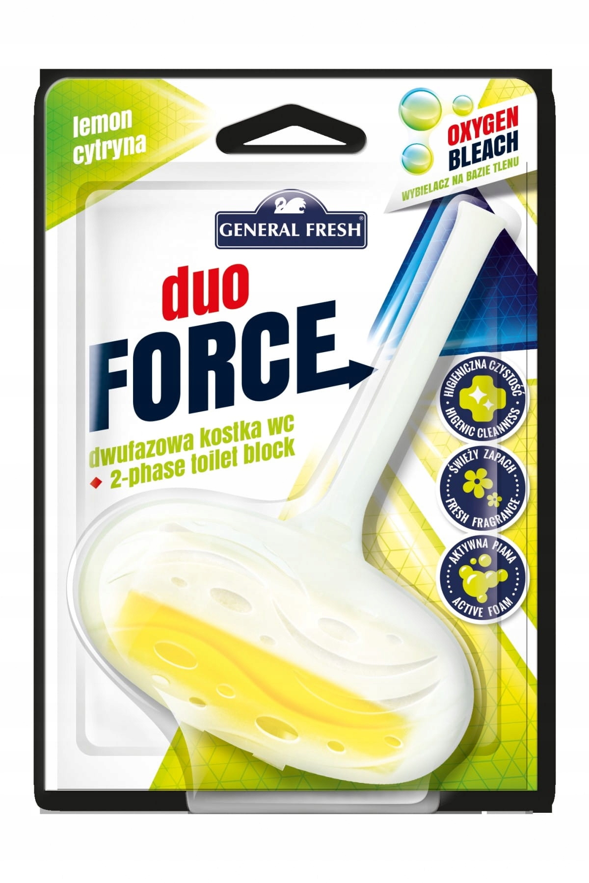 17X General Fresh Duo Force Kostka na Wc Dvoufázová Citron Svěžest 40G