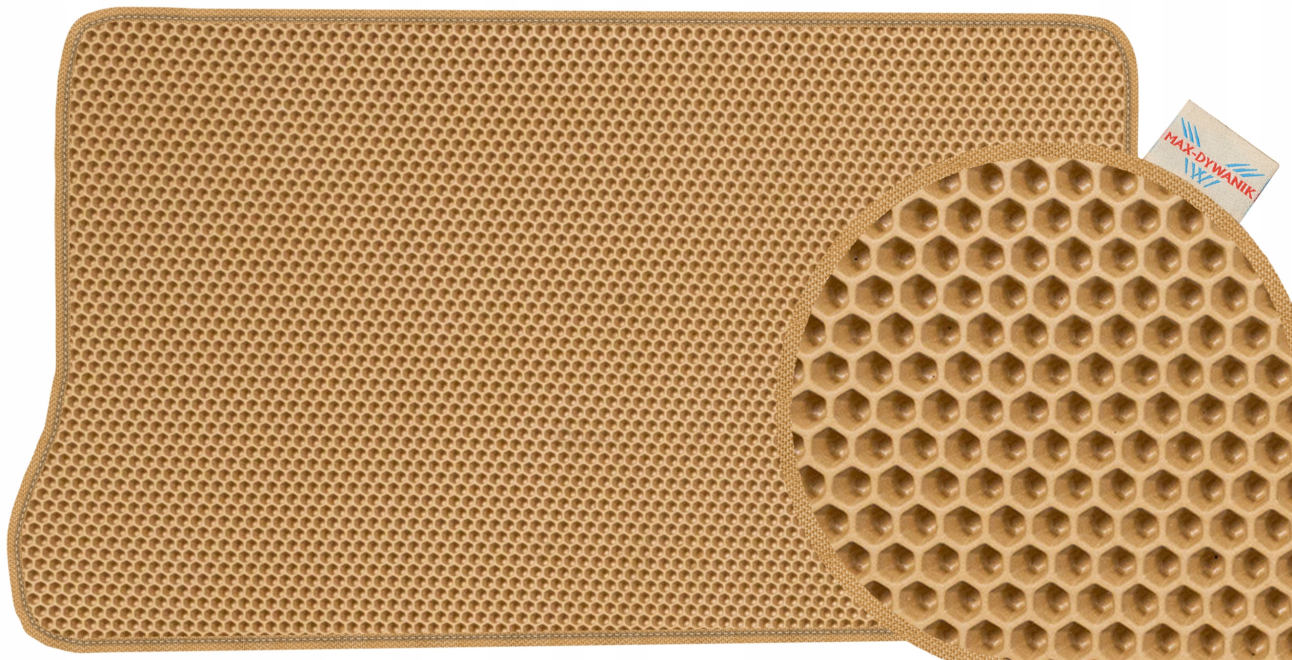 Land Cruiser J125 Short 3D 02-09 Vložka do zavazadlového prostoru Eva Honey Béžová