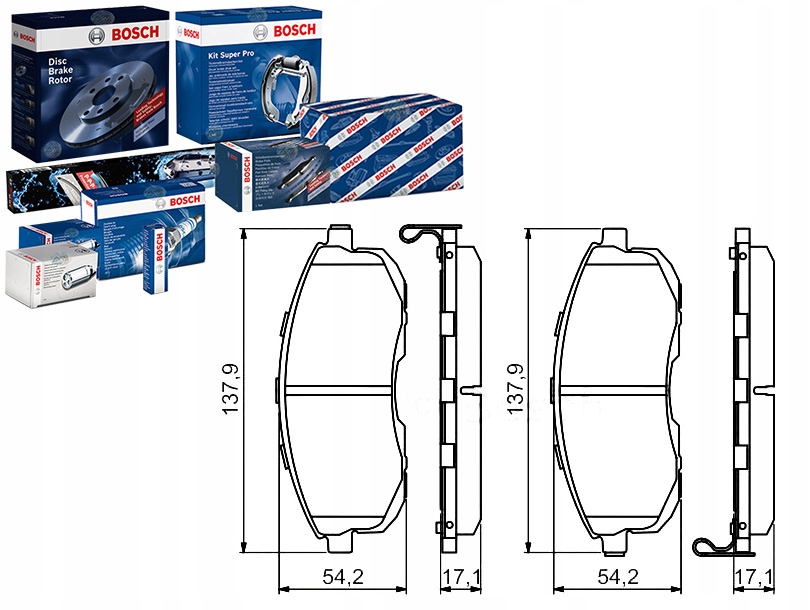 Brzdové Destičky Nissan Přední Cube Juke Pulsar 1,2