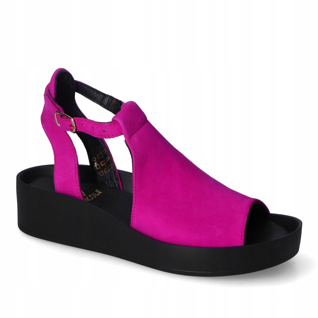 Sandály Nicole 2914/067 Fuchsia semiš 39
