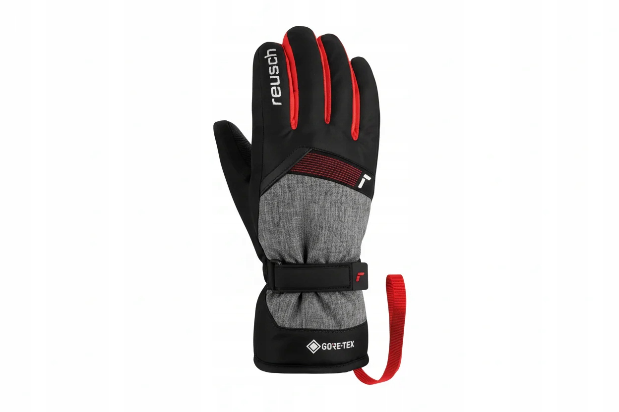 Rękawice narciarskie dziecięce Reusch Flash Gtx Junior czerwone 6