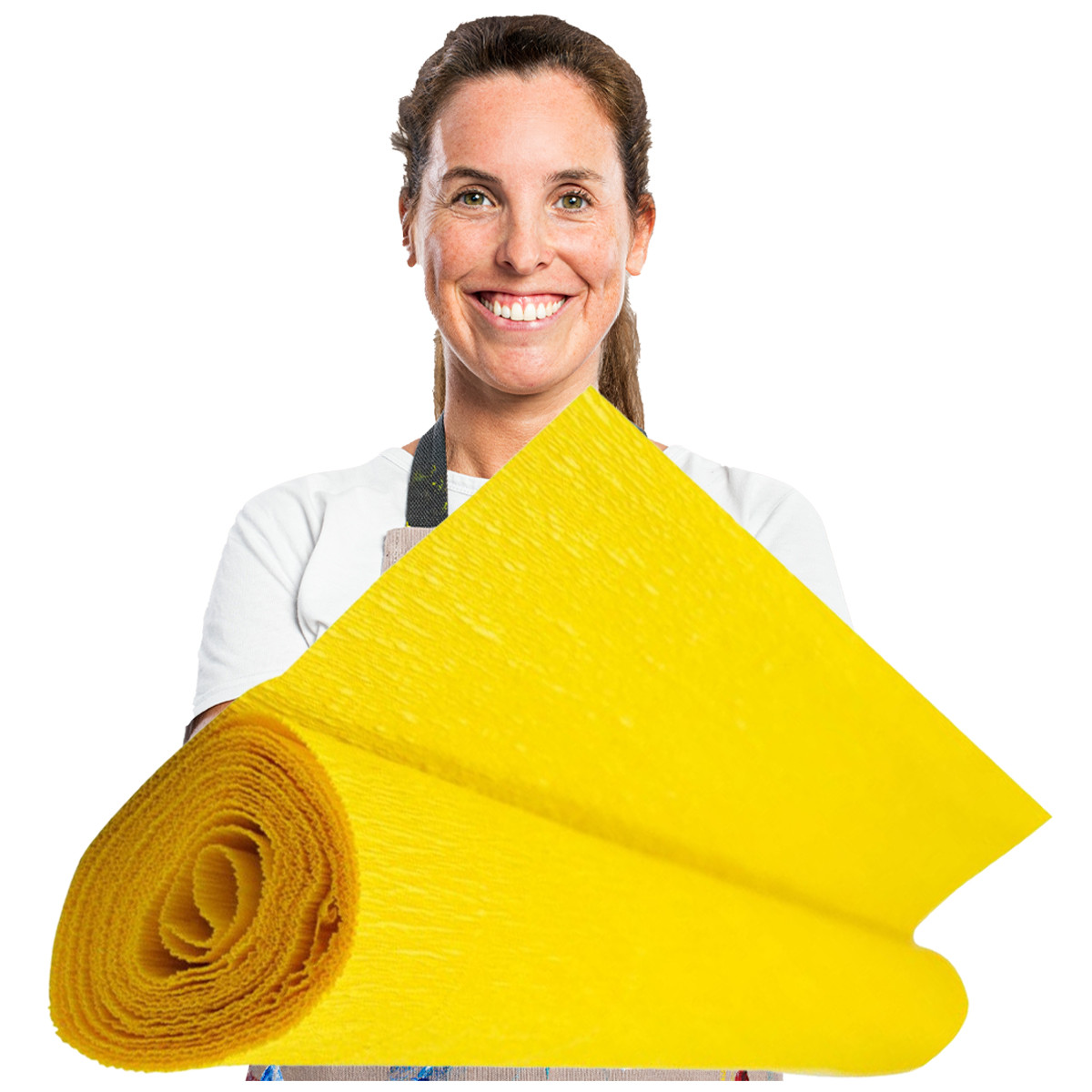 OZDOBNA BIBUŁA DO PRAC PLASTYCZNYCH KREPINA ZŁOTA Marka Best Total