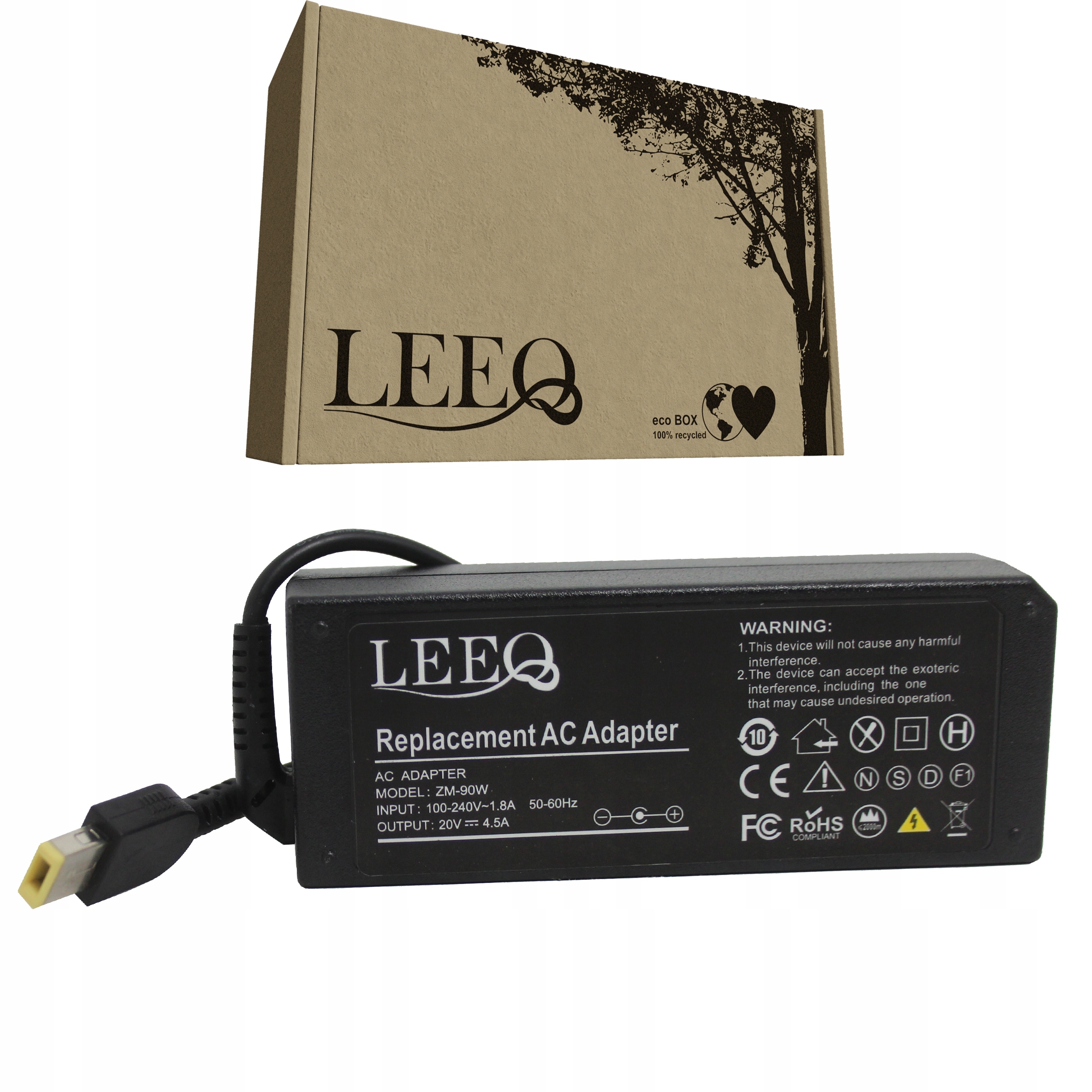 

Ładowarka 90W do Lenovo 20V 4,5A Slim Tip