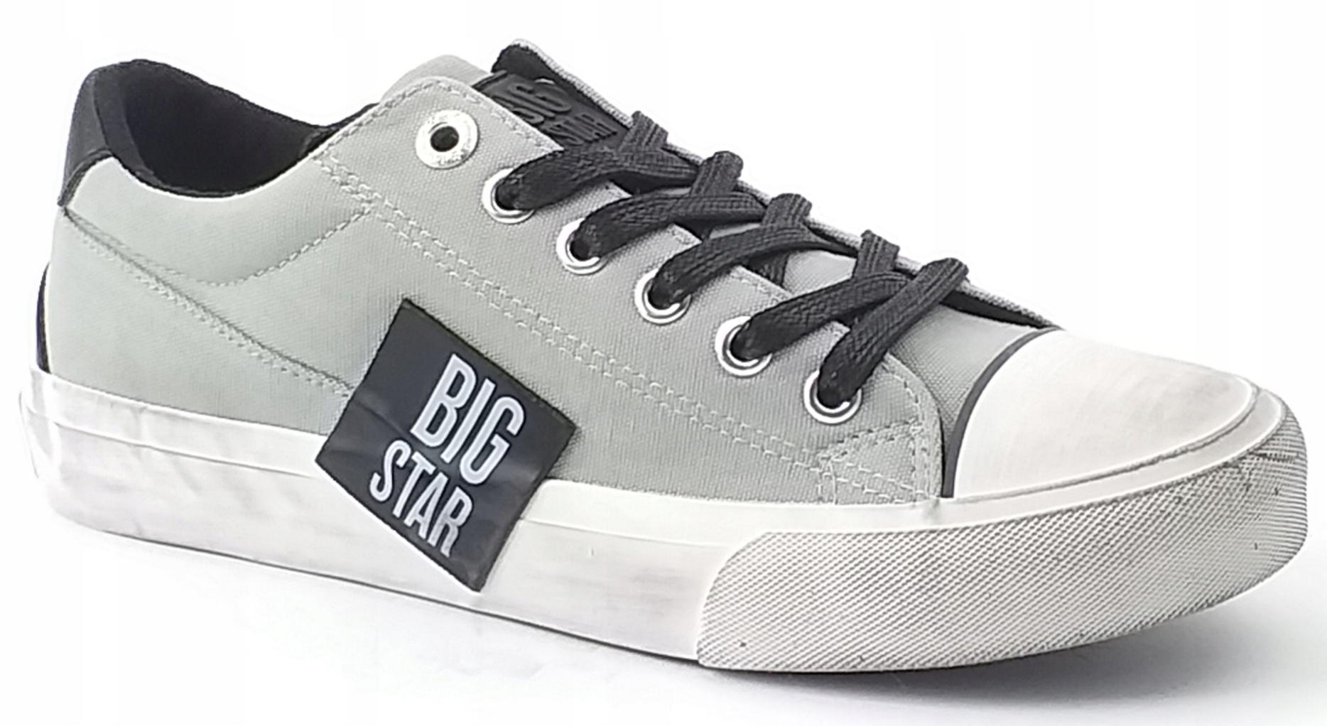 MŁODZIEŻOWE TRAMPKI BIG STAR PRZYDYMIONE SZARE 38