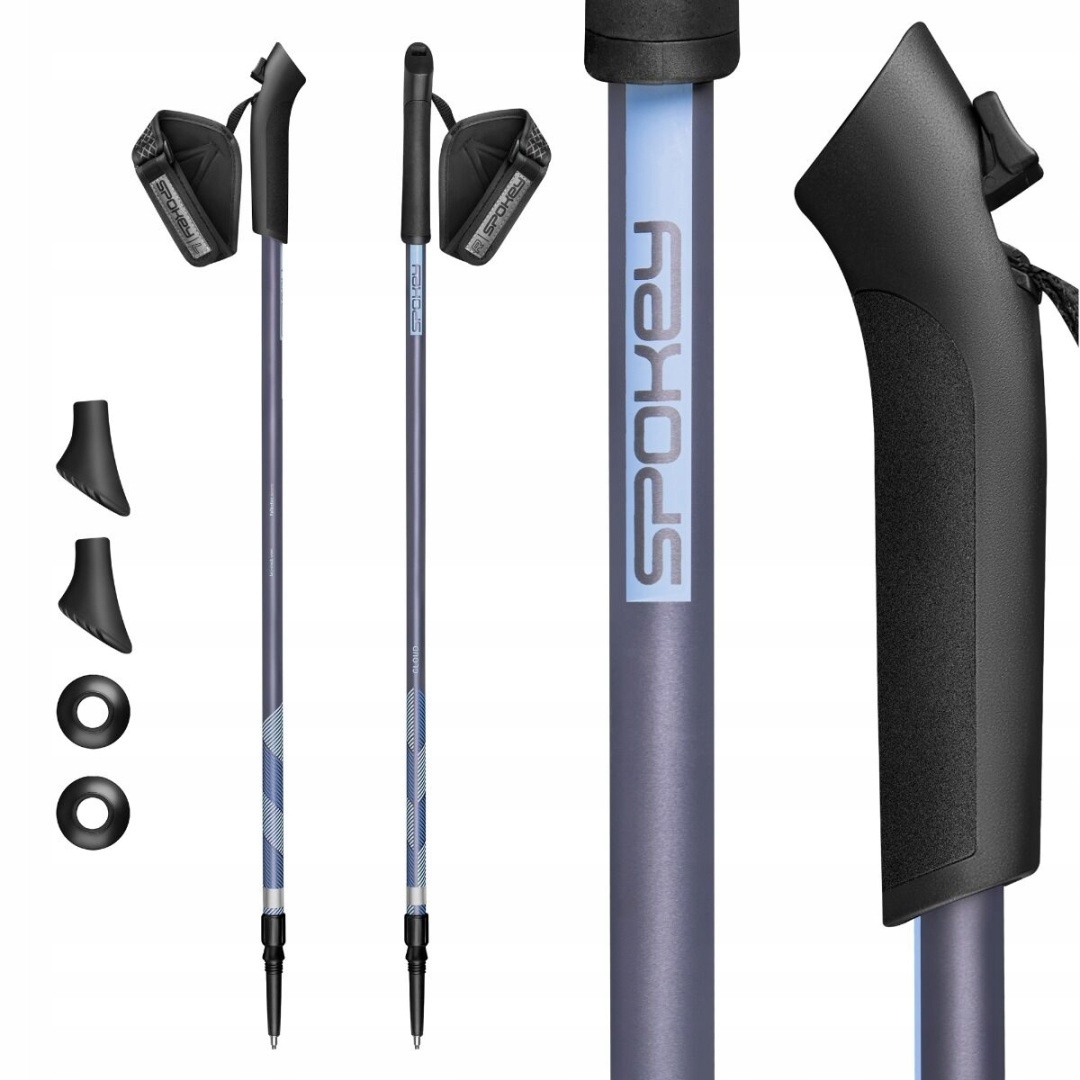 Kije Kijki Nordic Walking Cloud Spokey Regulowane Teleskopowe 95-135