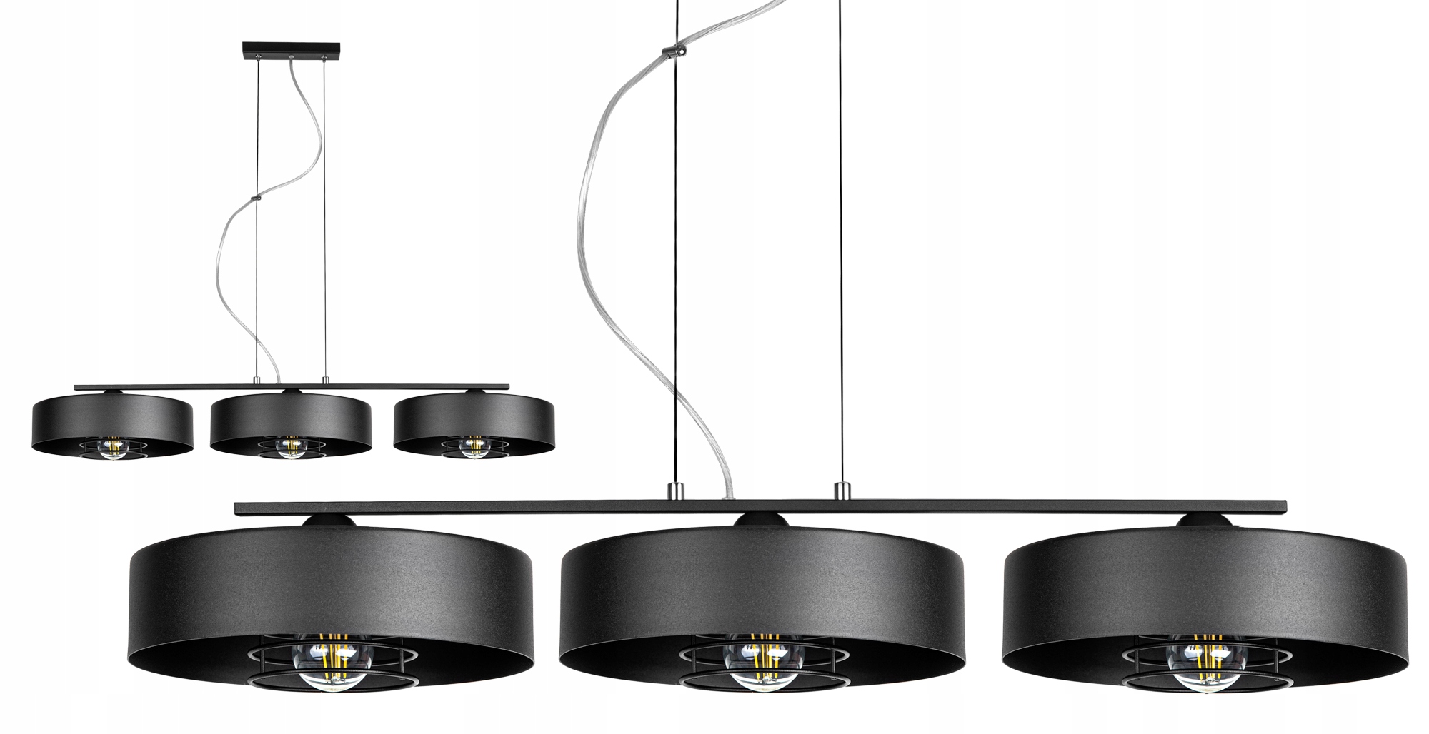 

Lampa Sufitowa Plafon Żyrandol Edison Loft Led