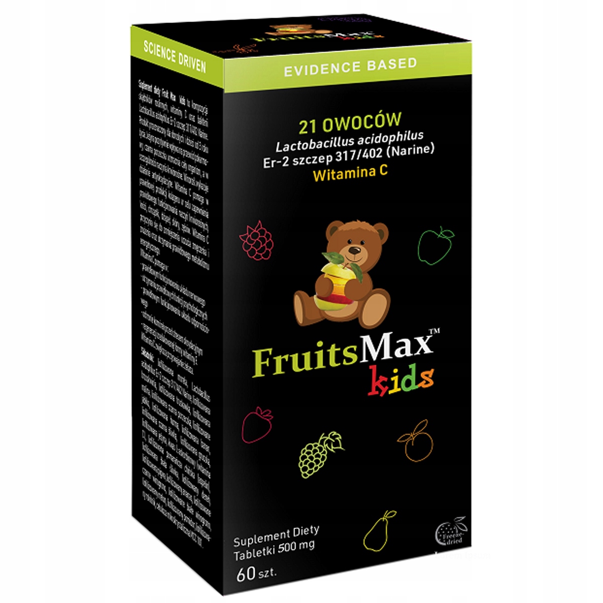 Suplement diety Vitaway FruitsMax Kids 500 mg 60 tabletek