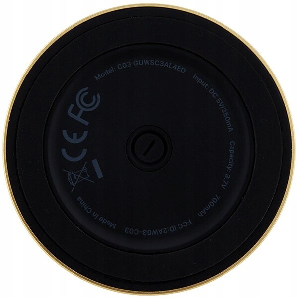 GUESS GŁOŚNIK BLUETOOTH GUWSC3ALSMD STAND MAGNETIC SCRIPT METAL ZŁOTY Waga produktu z opakowaniem jednostkowym 0.2 kg