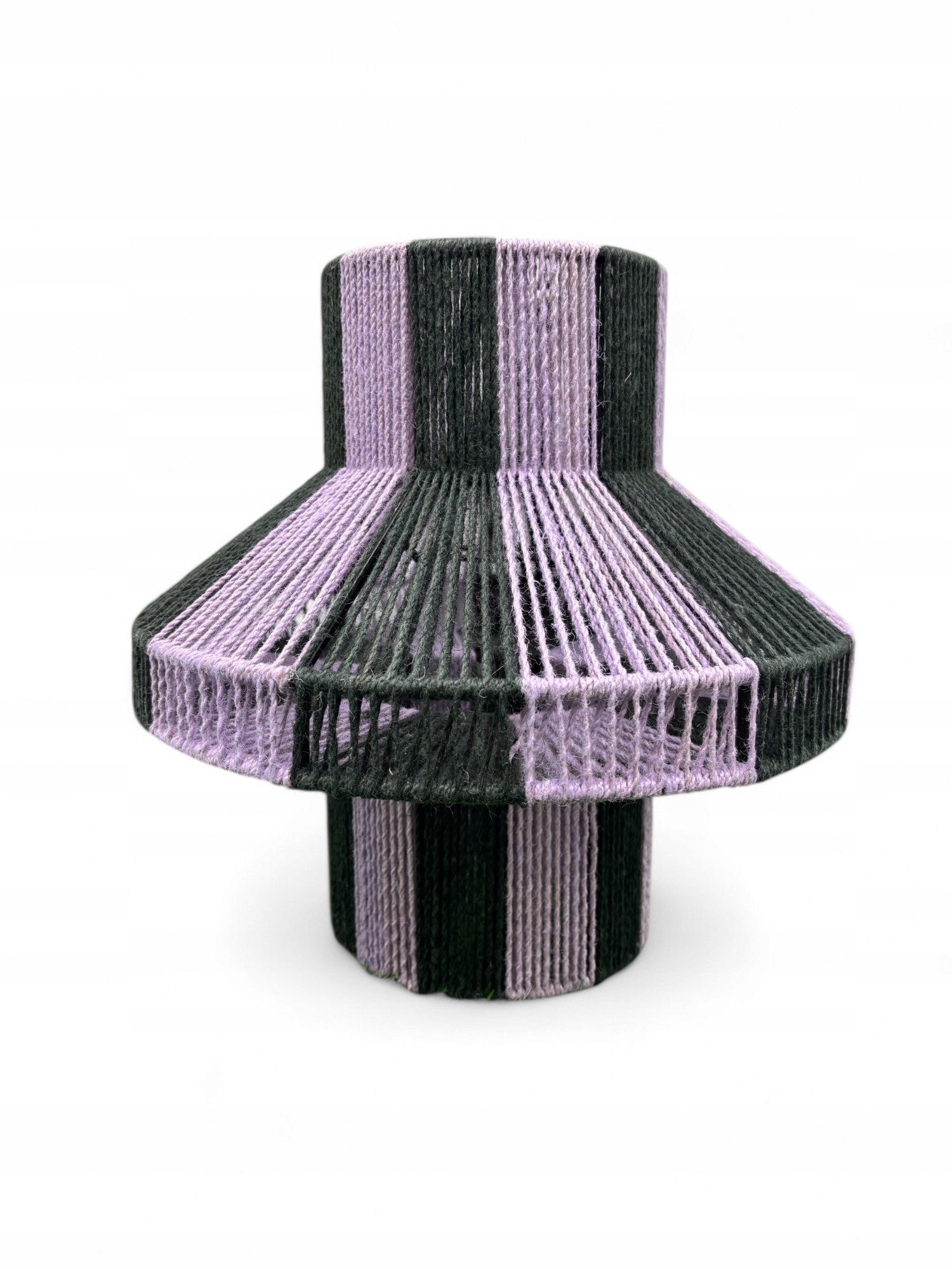 Broste Cph Klosz z Juty Diana 28 x H28 cm zelený les a svetlofialový