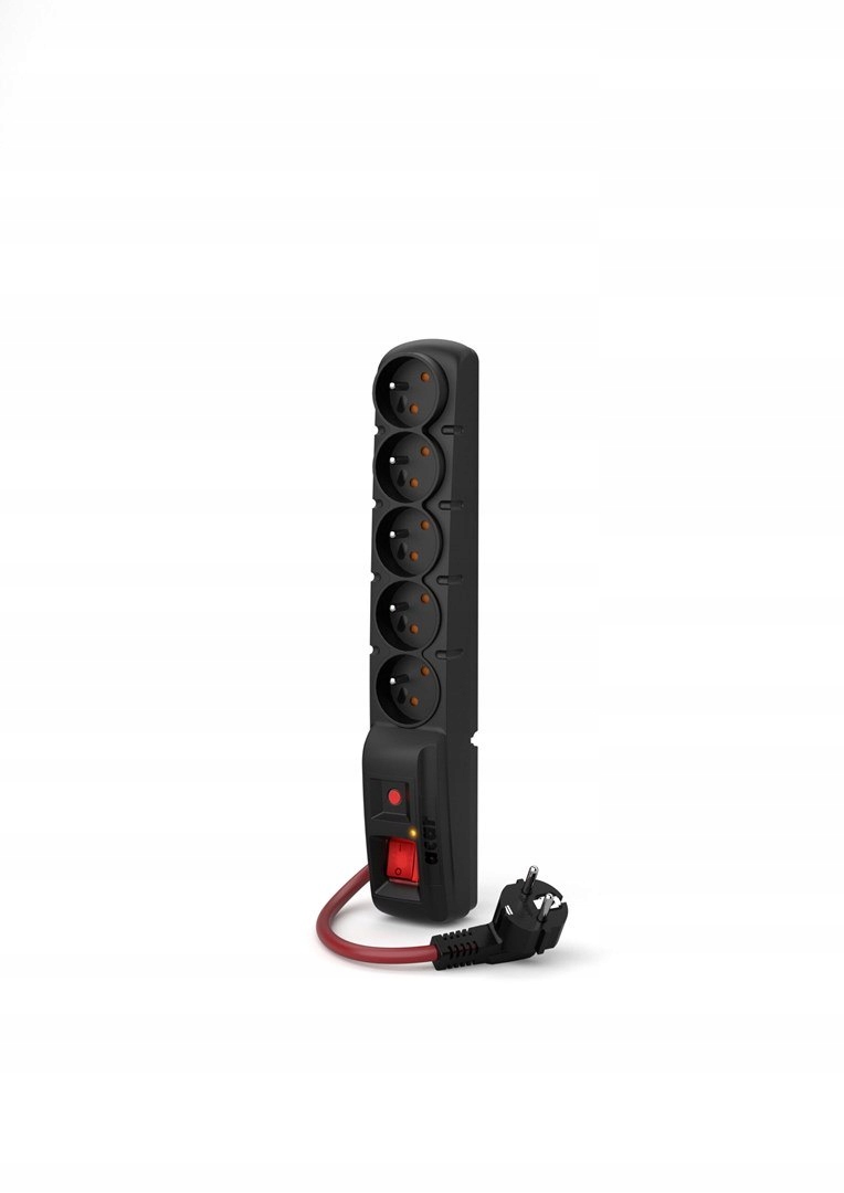 Listwa zasilająca Acar F5 Power 1,5m czarna