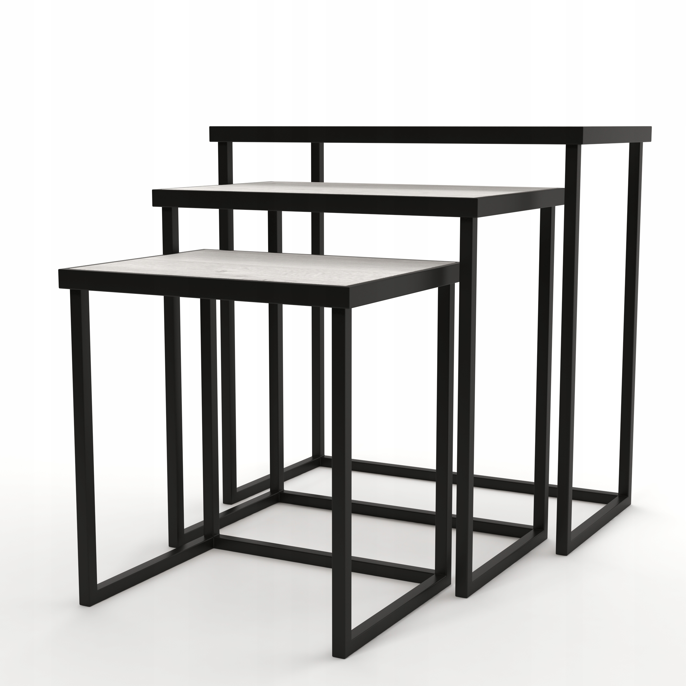 

Stolik Kawowy Płyta Mdf tv Metalowy 3w1 Loft Stół