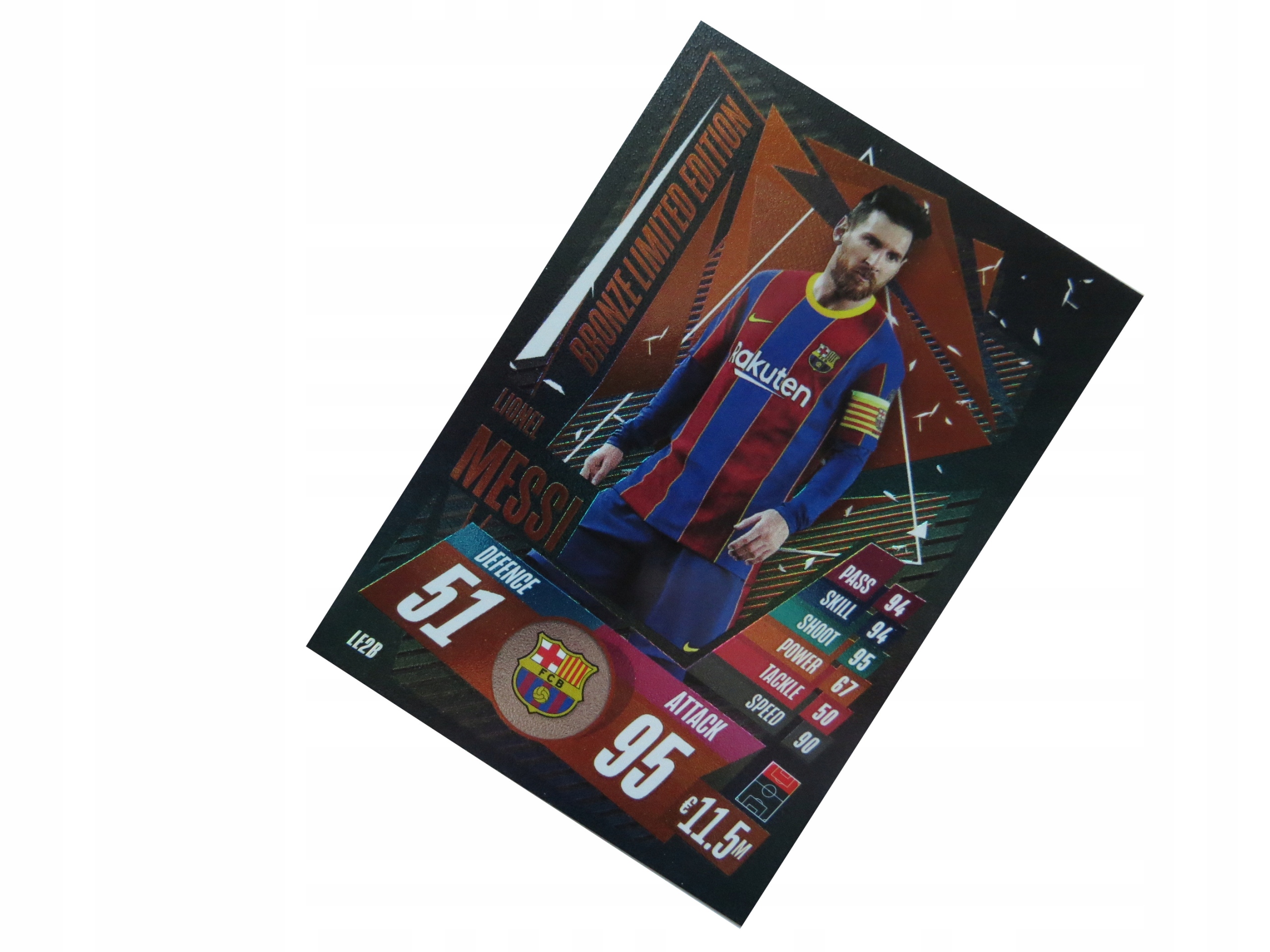 Topps Champions League 2020-21 Limited Lionel Messi Bronze Barcelona LE2B