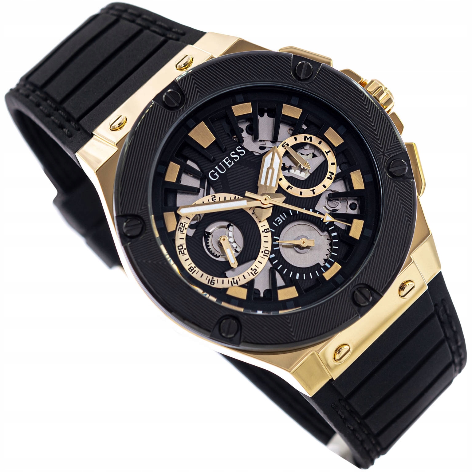 Pánské Hodinky Guess GW0487G5 Datumovka Neformální