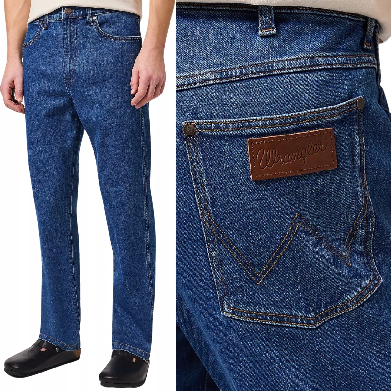 Wrangler Redding Rockstar velmi volné jednoduché džínové kalhoty W32 L32