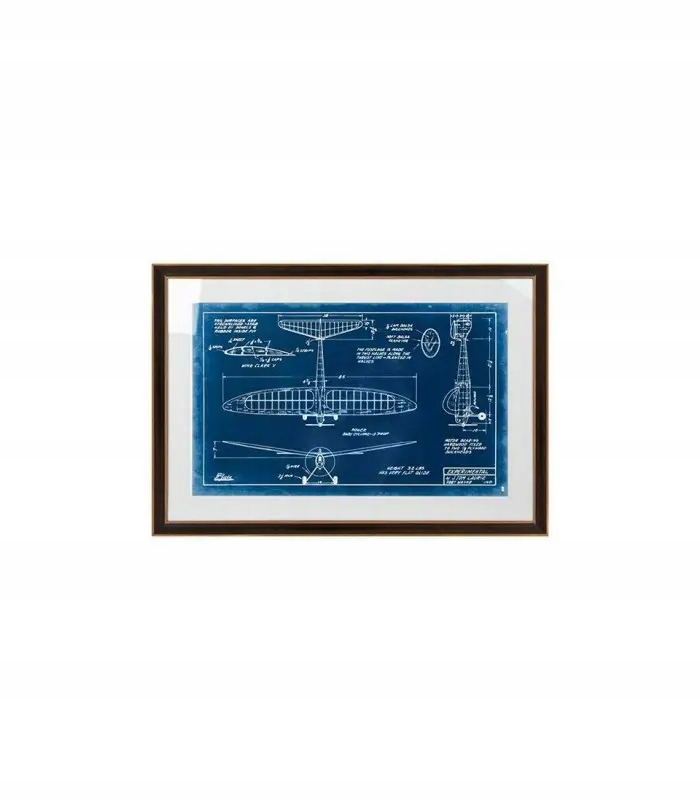 Obraz Mechanical Plane 1 90x62 cm