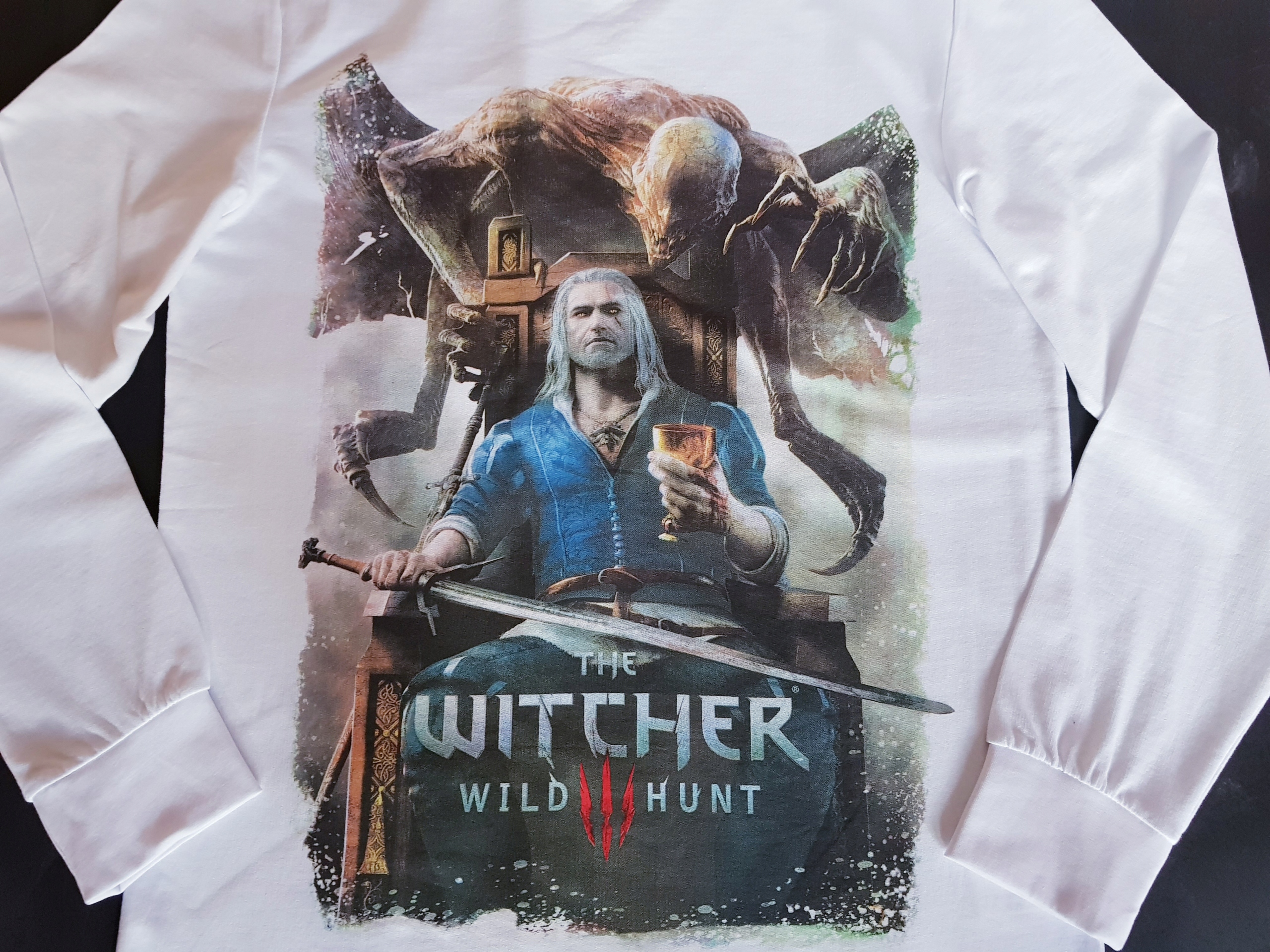 

WItcher Wiedźmin Bluzka męska bluza longsleeve L