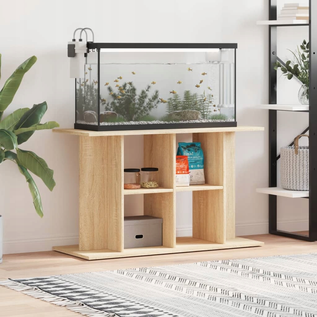 Fionshop 262659261 Stojan na akvárium dub sonoma 100 x 40 x 60 cm kompozi