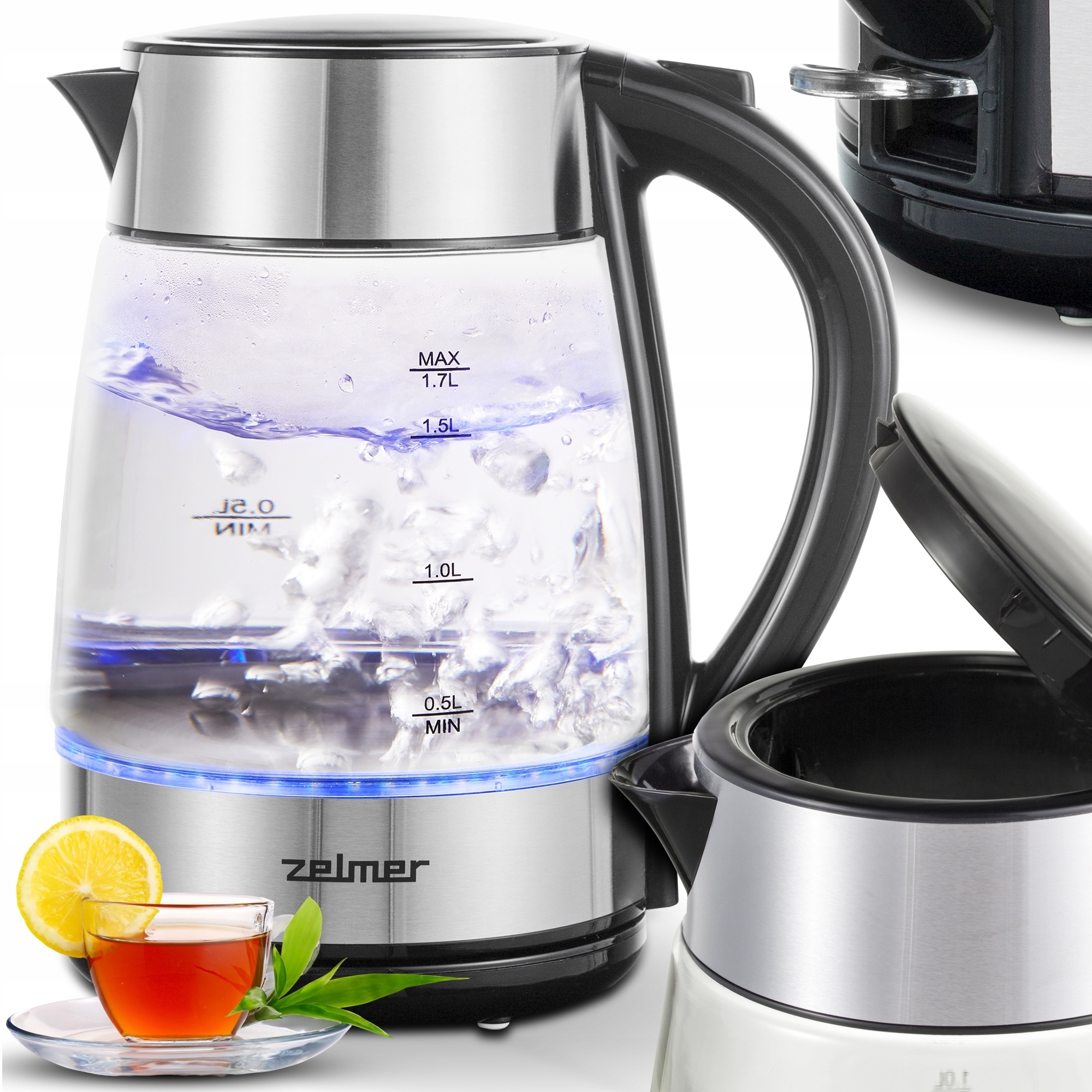 Rychlovarná konvice Zelmer ZCK8011 2200 W 1,7 l černá