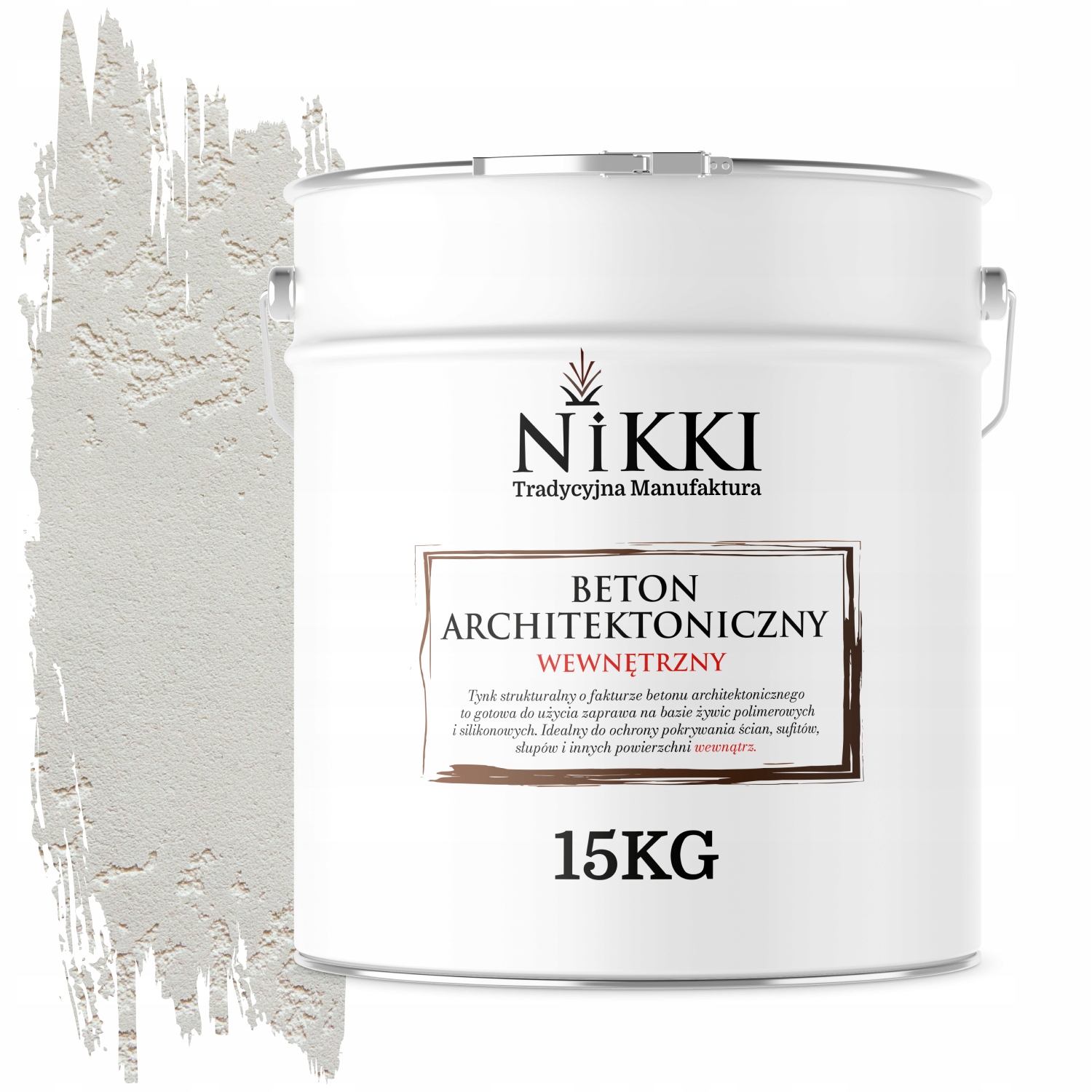 Architektonický dekoratívny betón vnútorný 10 m2 15 kg biely F101