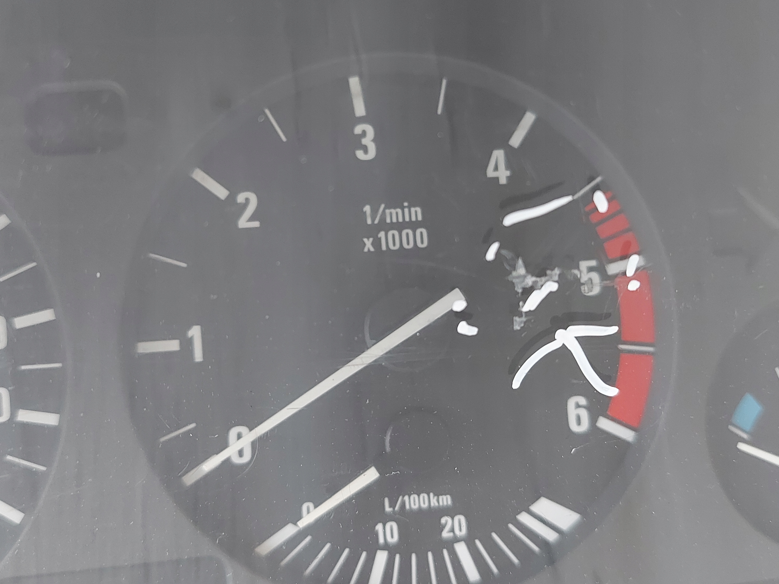 dials clock BMW E39 2.5 D 62116903800