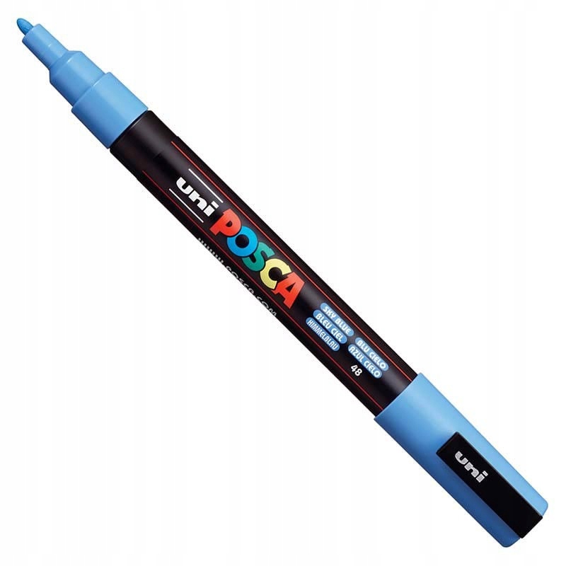 Marker pisak Posca PC-3M - Uni - sky blue