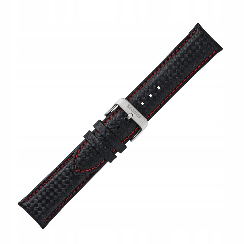 Pásek k hodinkám Traser TS-105717 černý 22 mm