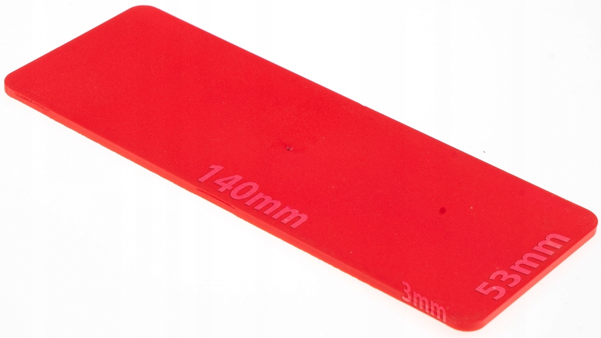 

Podkładki 140x53x3mm montażowe obciążenia 250szt
