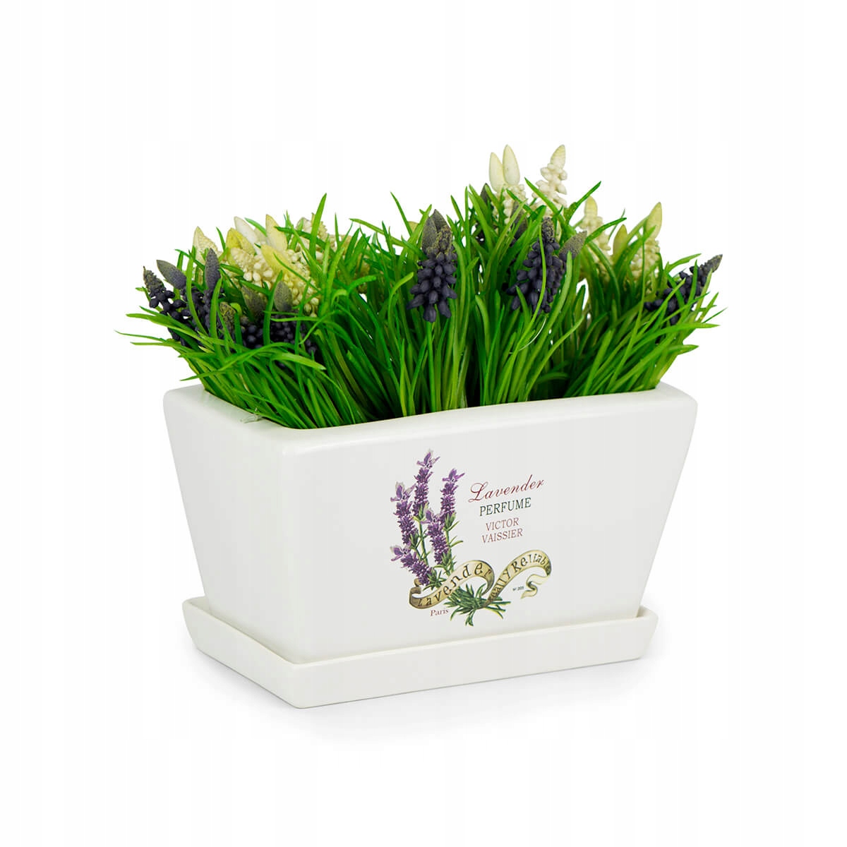 

Doniczka Donica Osłonka porcelanowa z podstawką