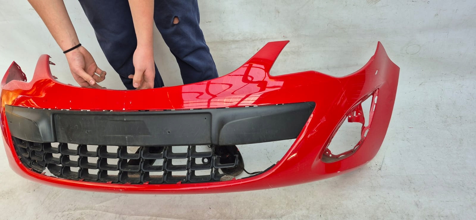 OPEL CORSA D LIFT 11-14 bumper front front 13285996