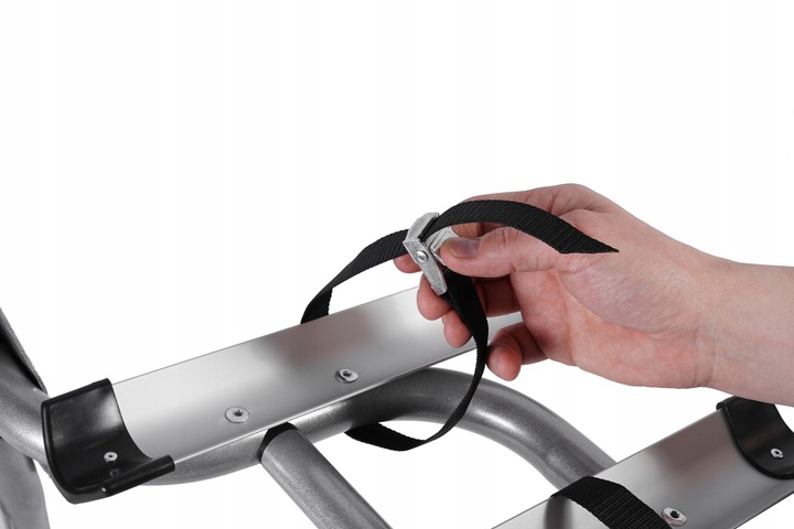 Bagażnik rowerowy na klapę Aguri ADVANS 3 rowery platformowy Nośność uchwytu 45 kg