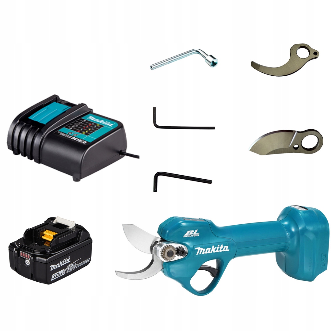Akumulátorový záhradnícky nôž Makita DUP181SF 1x3Ah 18V Lxt Bl Xpt 30 mm