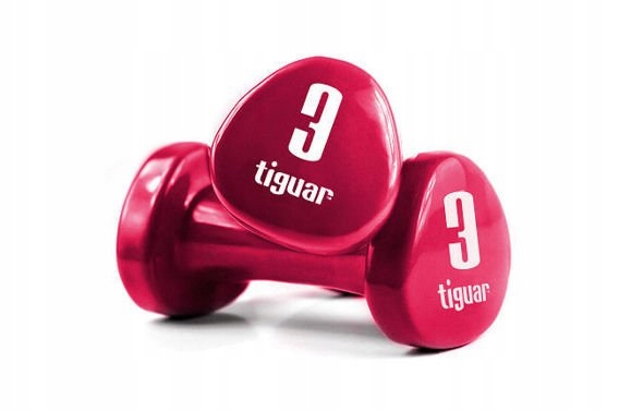Vinylové činky Tiguar 2 x 3 kg 2 ks