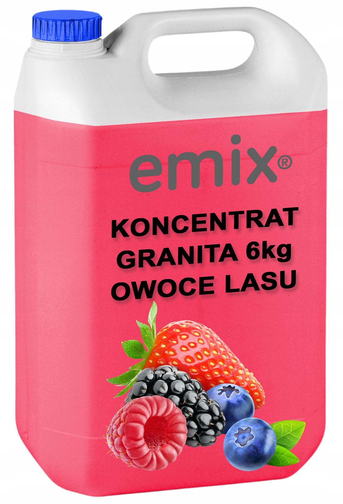 Syrop do Granity Owoce Lasu Owocowy 6kg koncentrat Slush 5L 7:1